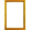 Walther cadre en bois Cartagena or 62x93 cm verre antireflet