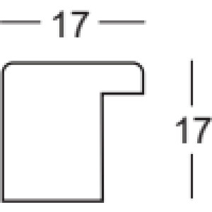 Walther cadre en bois Barcelona 62x93 cm vert verre antireflet