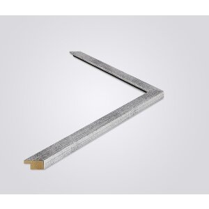 Walther cadre en bois Oviedo 30x40 cm argent verre antireflet