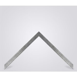 Walther cadre en bois Oviedo 70x70 cm argenté verre antireflet