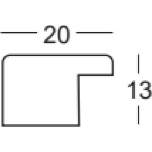 Walther cadre en bois Oviedo 59,4x84,1 cm or verre antireflet