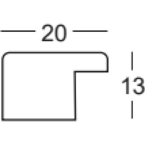 Walther cadre en bois Oviedo 18x24 cm champagne verre antireflet