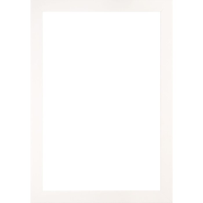 Walther cadre en bois Tarassa 60x90 cm blanc verre antireflet