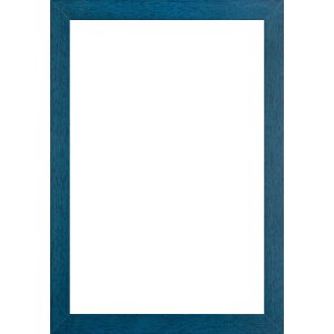 Cadre en bois Walther Madrid 50x100 cm bleu verre antireflet