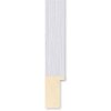 Cadre en bois Walther Madrid 61x91,5 cm blanc crème verre antireflet