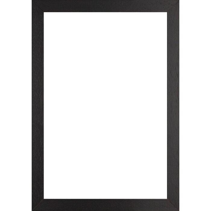 Cadre en bois Walther Madrid 45x60 cm gris foncé verre antireflet