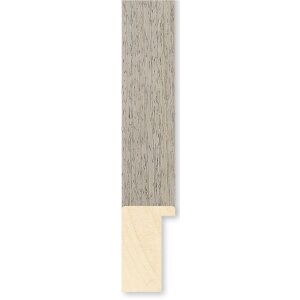Cadre en bois Walther Madrid 35x50 cm crème structure chêne verre antireflet