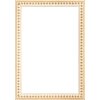 Cadre baroque en bois Walther Elche blanc 21x28 cm verre antireflet