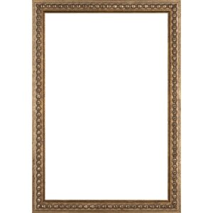 Cadre baroque en bois Walther Elche argenté 13x13...