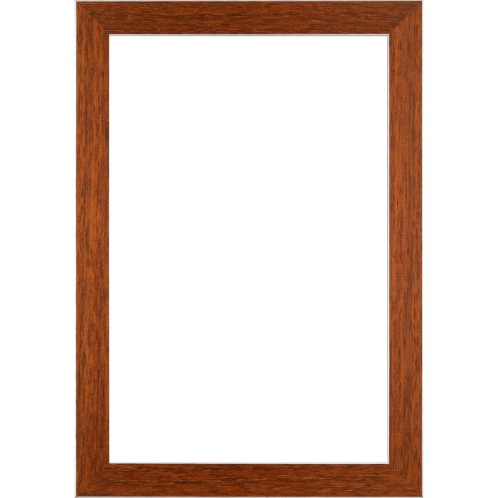 Walther cadre en bois Bilbao avec bord argenté 25x70 cm brun verre antireflet