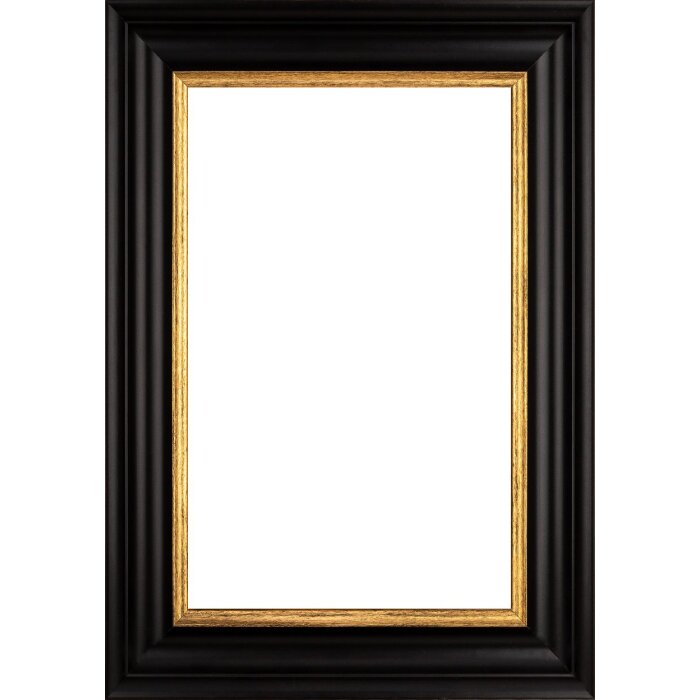 Walther cadre en bois Vigo 13x18 cm noir avec bord argenté verre antireflet