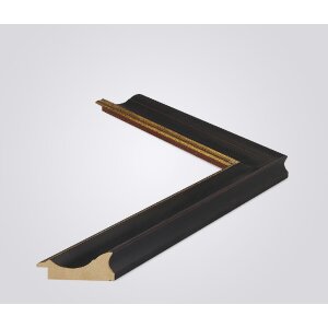Walther cadre en bois Vigo 13x18 cm noir avec bord argenté verre antireflet