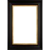 Walther cadre en bois Vigo 13x18 cm noir avec bord argenté verre antireflet