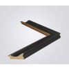 Walther cadre en bois Vigo 13x18 cm noir avec bord argenté verre antireflet