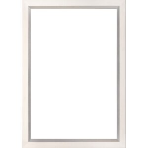 Walther cadre en bois Gijon blanc 40x40 cm verre antireflet