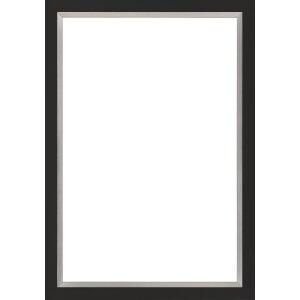 Walther cadre en bois Gijon noir 60x60 cm verre antireflet