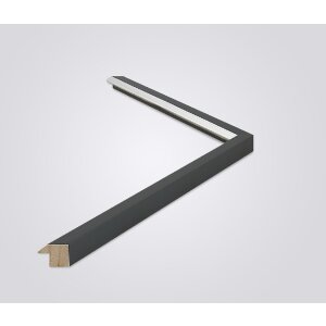 Walther cadre en bois Gijon anthracite 30x45 cm verre antireflet