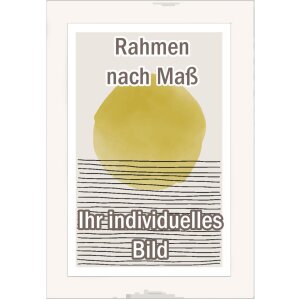 Walther cadre en bois Sabadell 40x60 cm blanc verre antireflet