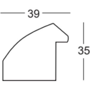 Walther cadre en bois Almeria argent 59,4x84,1 cm verre antireflet