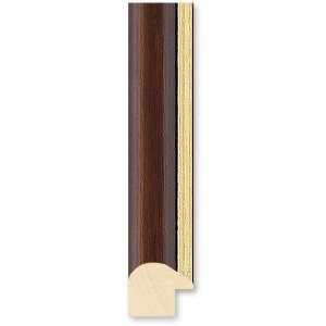 Walther cadre en bois Murcia brun verre clair 28x35 cm