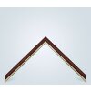 Walther cadre en bois Murcia brun verre clair 30x30 cm