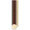 Walther cadre en bois Murcia brun verre clair 30x40 cm