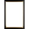 Walther cadre en bois Murcia noir verre clair 45x60 cm