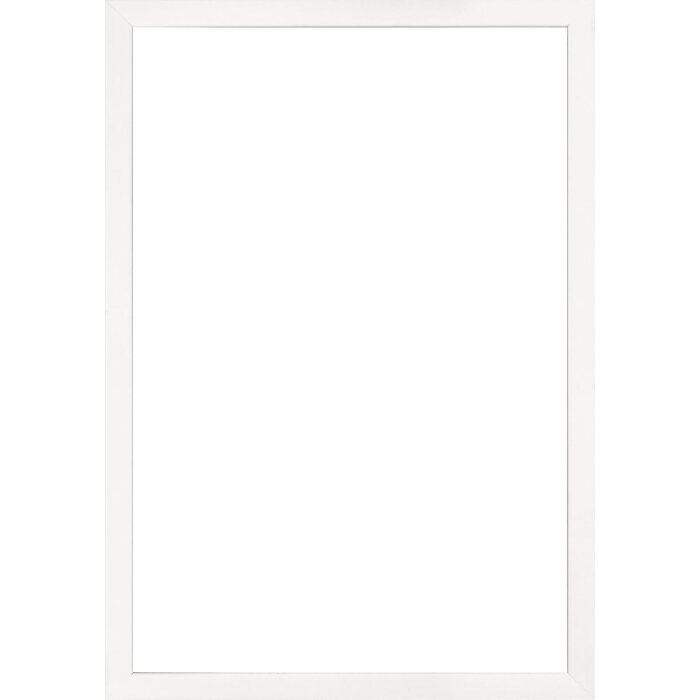 Walther cadre en bois Valencia verre clair blanc 13x13 cm