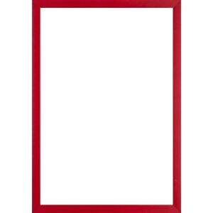 Walther cadre en bois Valencia verre clair rouge 23x70 cm