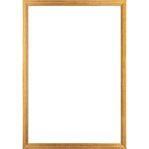 Walther cadre en bois Valencia verre clair or 40x40 cm