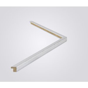 Cadre en bois Walther Valencia verre clair argenté 70x100 cm