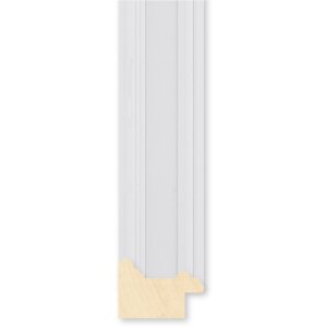 Walther cadre en bois Granada blanc neige 45x60 cm verre clair