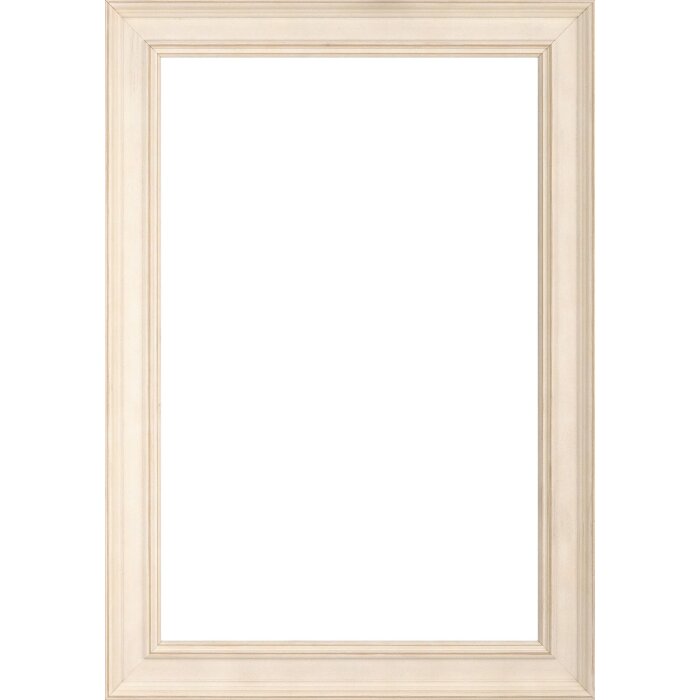 Walther cadre en bois Granada blanc 40x40 cm verre clair