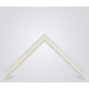 Walther cadre en bois Granada blanc 50x50 cm verre clair