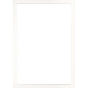 Walther cadre en bois Alicante blanc verre clair 18x27 cm