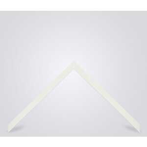 Walther cadre en bois Barcelona 25x60 cm blanc verre clair