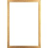 Walther cadre en bois Barcelona 60x60 cm or verre clair