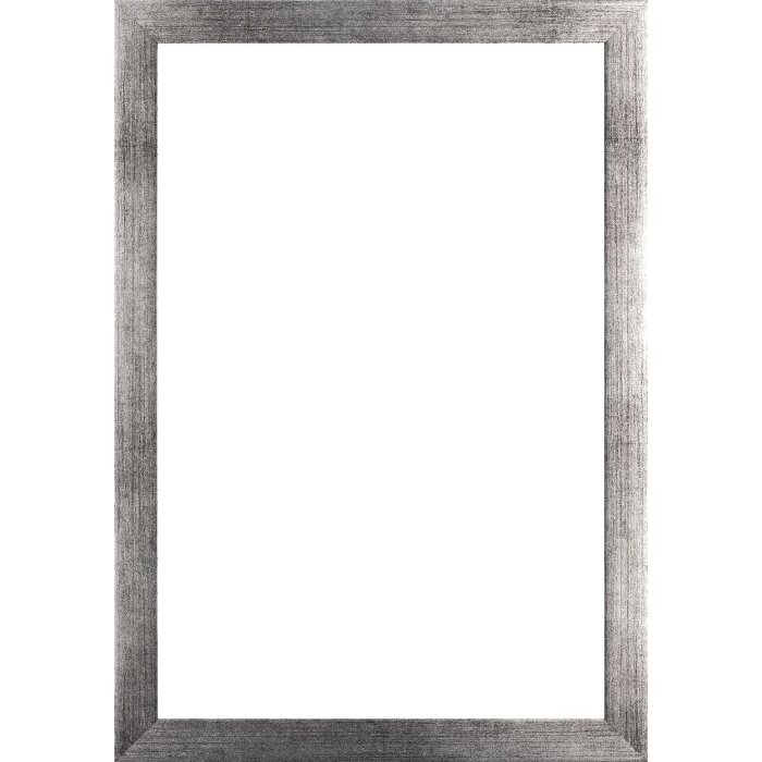Walther cadre en bois Oviedo 45x60 cm argent verre clair