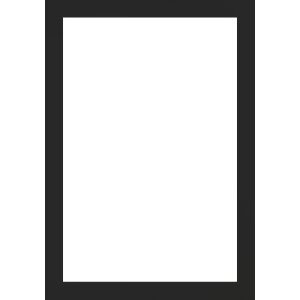 Cadre Photo Bois Walther Tarassa 21x28 cm Noir Verre Clair