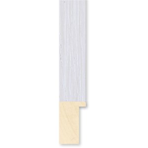 Cadre photo Walther Madrid 25x80 cm crème blanc verre clair