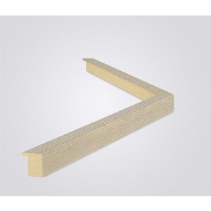 Cadre en bois Walther Madrid 9x13 cm crème structure chêne verre clair