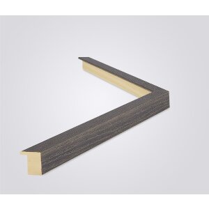 Cadre photo Walther Madrid 70x70 cm gris structure chêne verre clair