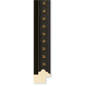 Walther Cadre photo bois Barock Elche noir 40x60 cm verre clair