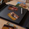 HNFD Album photo XL Lona 1000 photos noir 34,5x33 cm 168 pages noires