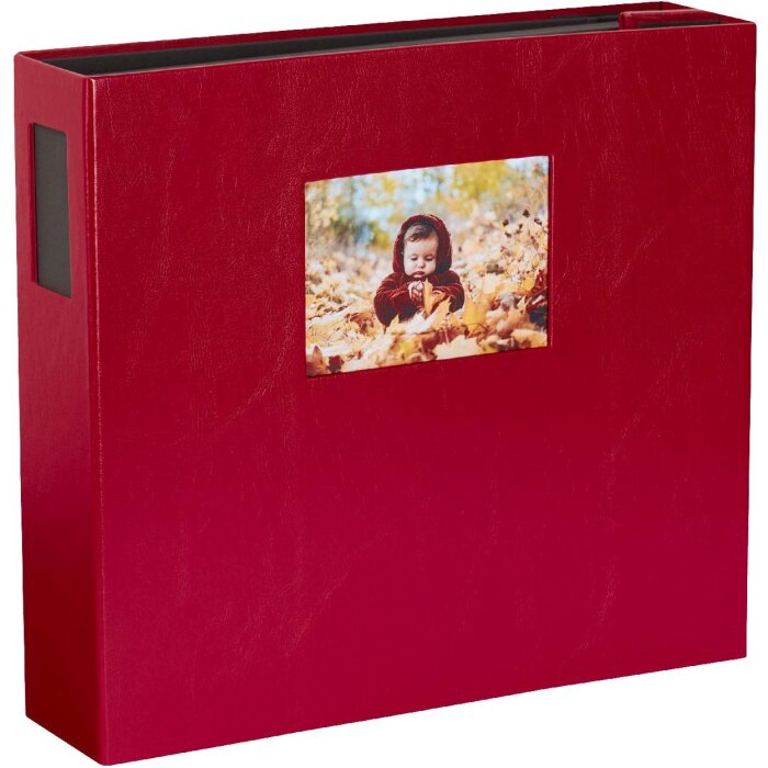 HNFD Album 1000 photos LONA bordeaux 34,5x33 cm 168 pages noires