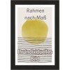 Walther cadre en bois Bilbao avec bord argenté 45x60 cm noir verre clair