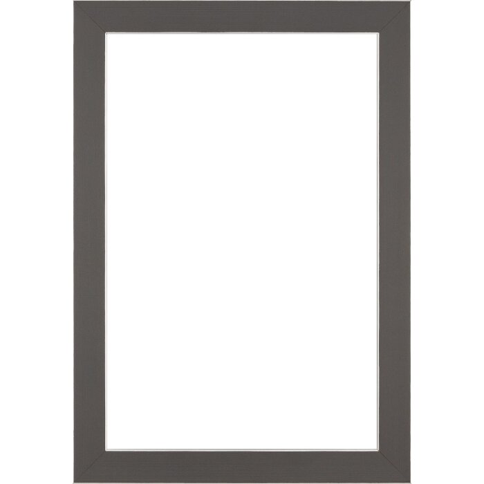 Cadre photo Walther Bilbao 10x15 cm gris bordure argentée