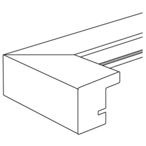 Henzo cadre en bois Jardin blanc 10x15 cm avec passe-partout 7x10 cm