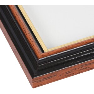 Cadre photo en bois Verona 10x15 cm brun foncé