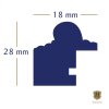 Cadre photo en bois Verona 10x15 cm brun foncé